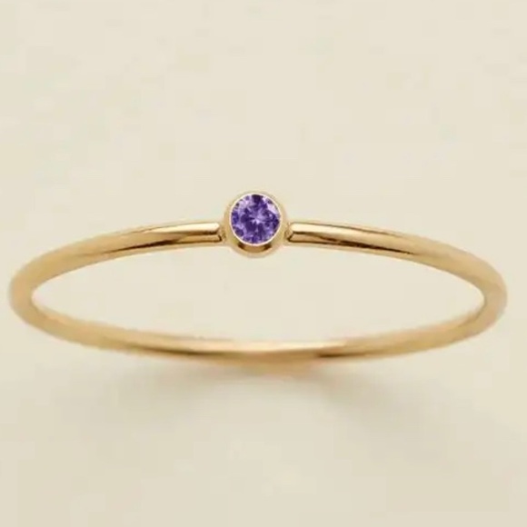 Birthstone rings - Picture 3 of 8